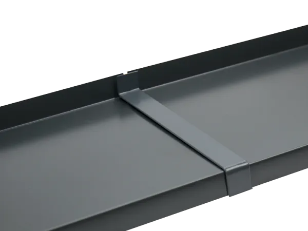 Hliníková spojka - priama - nos 25mm - antracit RAL 7016 1