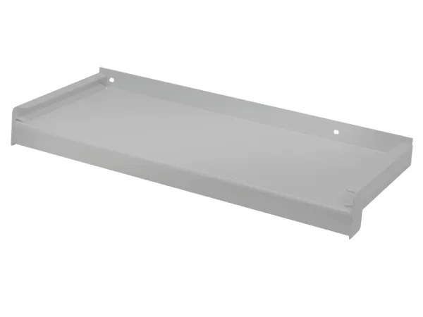 Vonkajšie hliníkové ťahané parapety - strieborná RAL 9006 1