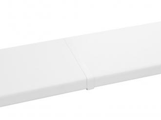 Spojka pre vnútorné plastové parapety - priama - biela 1