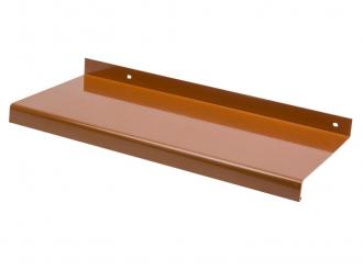 Vonkajšie hliníkové ťahané parapety - hnedá RAL 8003 2