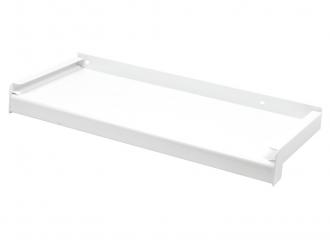 Vonkajšie hliníkové ťahané parapety - biela RAL 9016 1