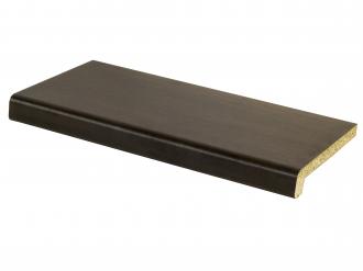 Vnútorné drevotrieskové parapety - dub tmavý 1